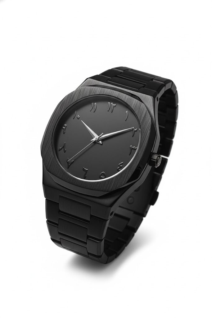 Black Arabic Aura Stainless steel Heavyweight